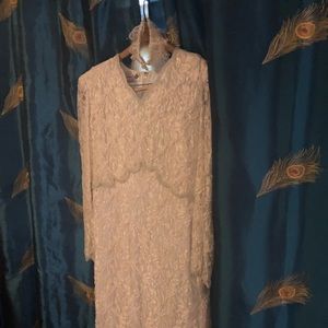 Wedding dress glass beaded and Pearls dress